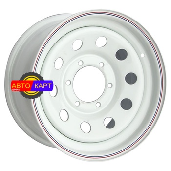 7x16/6x139,7 ET30 D110 Тойота Ниссан Белый