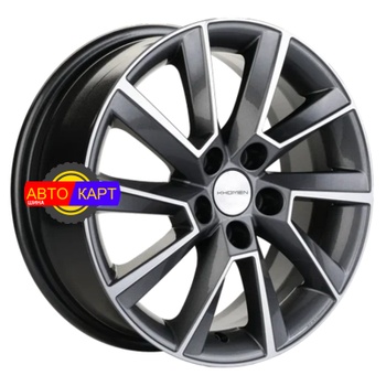 6x15/5x100 ET38 D57,1 KHW1507 (Rapid/Fabia) Gray-FP