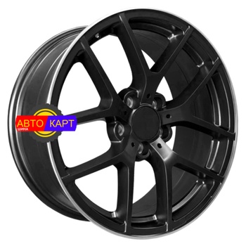 8x18/5x112 ET35 D66,56 5188 Semi Matt Black+Machine Lip (PDW)