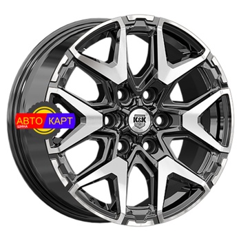 7,5x18/6x114,3 ET46 D67,1 Гангут (КС1176) Алмаз черный