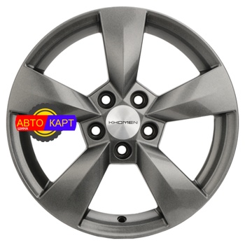 6x15/5x100 ET43 D57,1 KHW1504 (Fabia) G-Silver