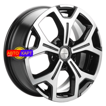 6,5x17/5x114,3 ET40 D64,1 KHW1710 (Haval F7/F7x) Black-FP