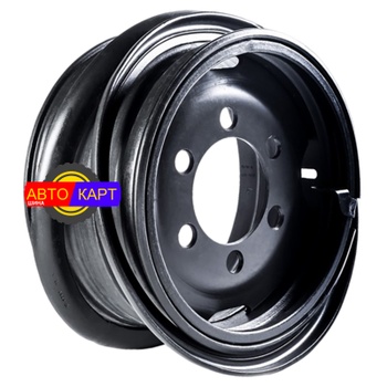 9x18/6x222,25 ET60 D163 Сферическая фаска R22 Черный (9 мм) Грузовая техника ГАЗ-66, 3308 Садко (б/к) 1 900 кг