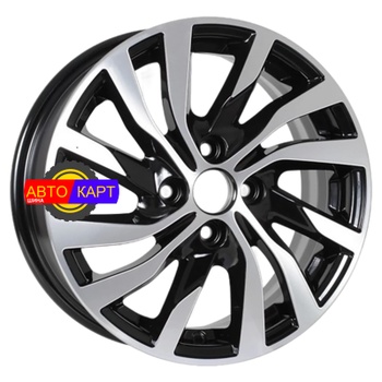 6x16/4x100 ET41 D60,15 Fenix (Vesta) (КС734) Алмаз черный