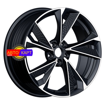 8,5x19/5x112 ET30 D66,45 ULF-R39P Black Machine Face (ZJH) FlowForming