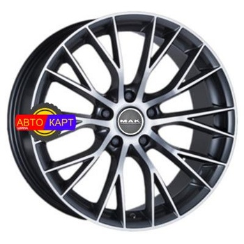 8x18/5x108 ET42 D63,4 Munchen Gunmetal Mirror Face