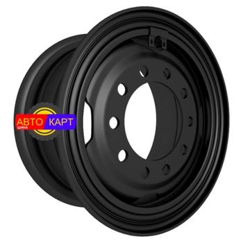 10x20/10x286 ET120 D222 Сферическая фаска R22 Черный (12 мм) Урал-4320, 4420, 43202, 4320-31, 4320-41, 43203-10, 5323, 532301, ЧСДМ А-120 3 000 кг, Ha
