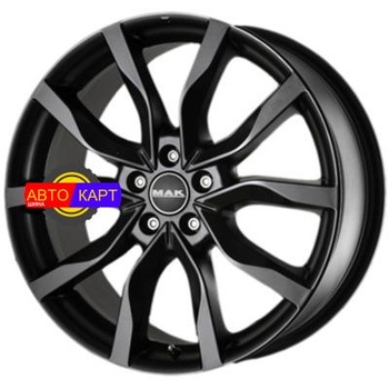 7x17/5x108 ET45 D63,4 Highlands Matt Black