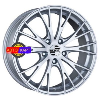 8x18/5x112 ET39 D66,45 Rennen Silver