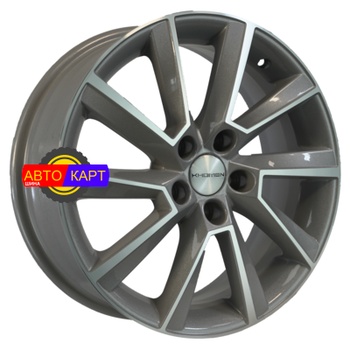 6x16/5x100 ET38 D57,1 KHW1604 (Kamiq/Rapid/Scala) F-Silver-FP