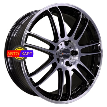 8x18/5x114,3 ET30 D60,1 FA8535 Gloss Black Machined Face (ZJH) FlowForming