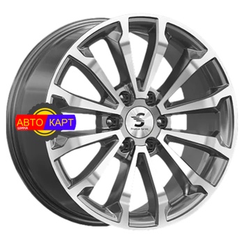 8,5x20/6x139,7 ET33 D67,1 КР006 (Pajero Sport) Diamond Gloss Graphite