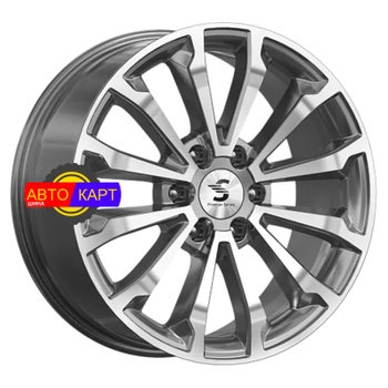 8,5x20/6x139,7 ET30 D77,9 КР006 (Patrol) Diamond Gloss Graphite (78876)
