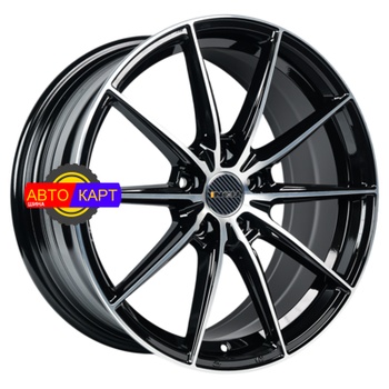 8x18/5x114,3 ET37 D66,5 FA8533 Gloss Black Machined Face (ZJH)