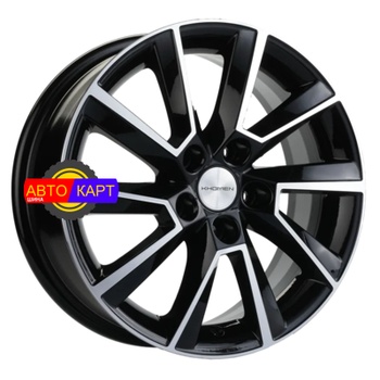 6x15/5x100 ET37 D54,1 KHW1507 (15) Black-FP