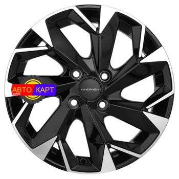 6x15/4x100 ET39 D56,6 KHW1508 (Cobalt) Black-FP