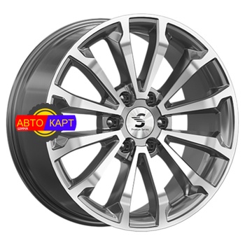 8,5x20/6x139,7 ET30 D106,1 КР006 (Fortuner) Diamond Gloss Graphite