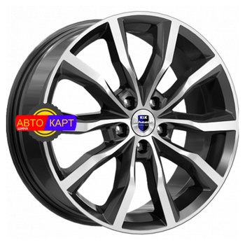 7,5x18/5x112 ET45 D66,6 Портер (КС906) Алмаз черный