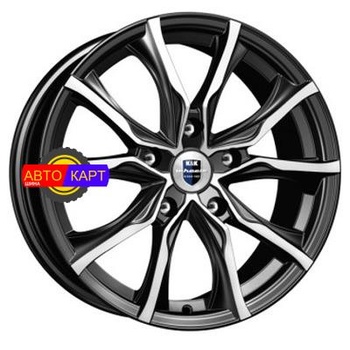 7,5x17/5x114,3 ET45 D66,1 Твист (КС697) Алмаз черный
