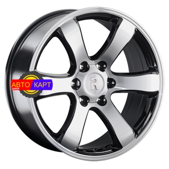 8,5x20/6x139,7 ET25 D106,1 TY2 BKF (пш)