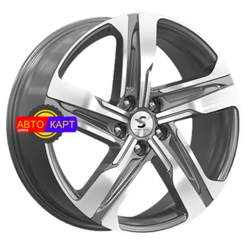 7,5x19/5x114,3 ET50 D67,1 КР004 (Sportage) Diamond Gloss Graphite
