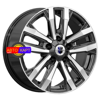 8x18/5x130 ET53 D71,6 Мичиган (КС1107) Алмаз черный