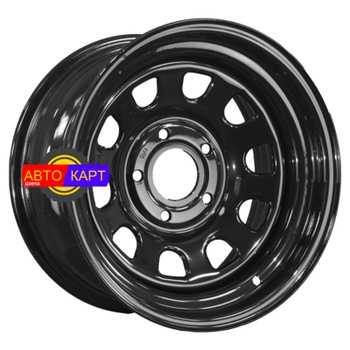 8x16/5x130 ET0 D84,1 Mercedes Semicircle Gloss Black (LTM)