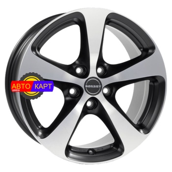 7x16/5x115 ET40 D70,1 CC Black Polished Glossy