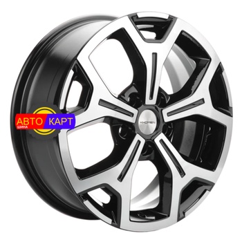 6,5x17/5x120 ET55 D65,1 KHW1710(2) (VW Transporter) Black-FP