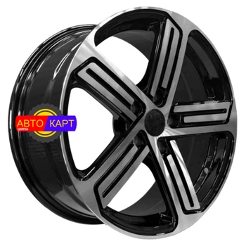 7,5x17/5x112 ET40 D57,1 5127 Gloss Black Machine Face (PDW)