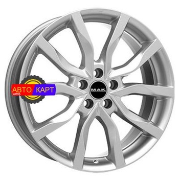 8x17/5x112 ET48 D57,1 Koln Silver