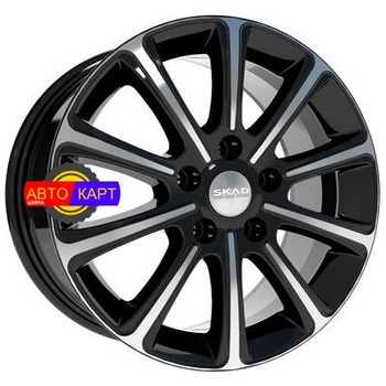 6,5x16/5x114,3 ET45 D60,1 Милан (КЛ247) Алмаз (АРС 014 black)