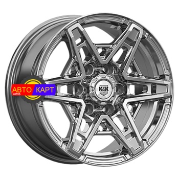 8x17/6x139,7 ET30 D106,1 Блэкберн (КС1129) Дарк платинум