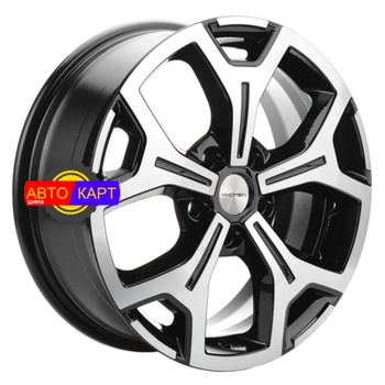 6,5x17/5x112 ET50 D66,6 KHW1710(2) (Mercedes Vito) Black-FP