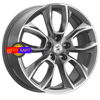 7x18/5x114,3 ET38 D67,1 КР001 (Outlander) Diamond Gloss Graphite