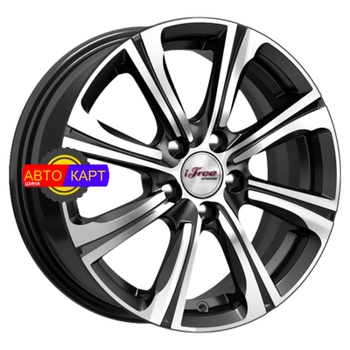 6x15/5x100 ET38 D57,1 Апероль (КС862) Блэк Джек