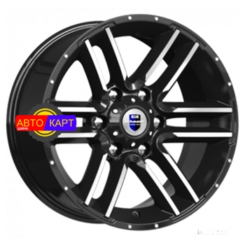 8x17/6x139,7 ET-10 D106,1 Алгама (КС762) Алмаз черный