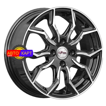 6x15/4x100 ET42 D54,1 Бохо (КС1037) Блэк Джек