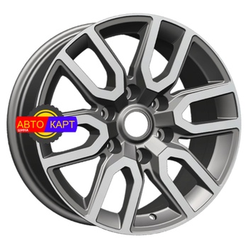 8x17/6x139,7 ET45 D93,1 KHW1723 (Mazda BT50) Gray