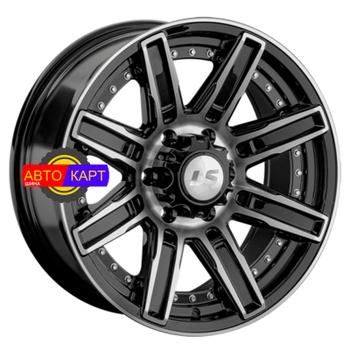 9x18/6x139,7 ET20 D106,1 1353 BKF (конус, Колпак+лого)