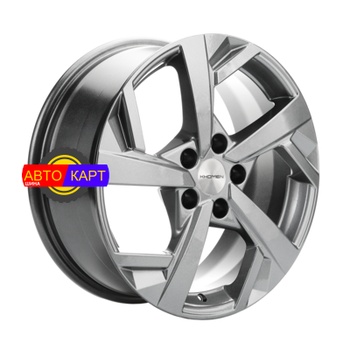 7x17/5x112 ET43 D57,1 KHW1712 (Karoq/Octavia/Passat/Tiguan) Gray (сфера)