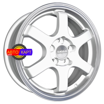 6x15/4x100 ET45 D67,1 Киото (КЛ249) Алмаз белый