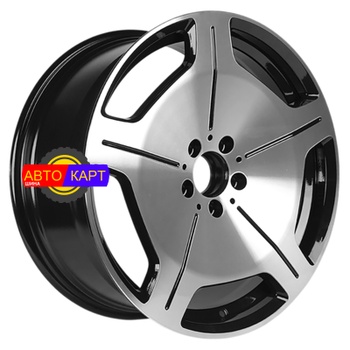 8x18/5x112 ET43 D66,56 ULF-R20P Gloss Black Machined Face (ZJH) FlowForming