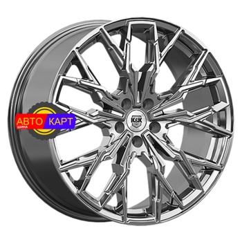 9x20/5x112 ET37 D66,6 Элерон (КС1168) Дарк платинум