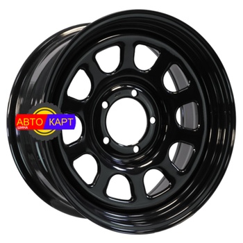 8x18/5x139,7 ET15 D110 УАЗ, ГАЗ Соболь, Dodge Ram 1500 Semicircle Gloss Black (LTM)