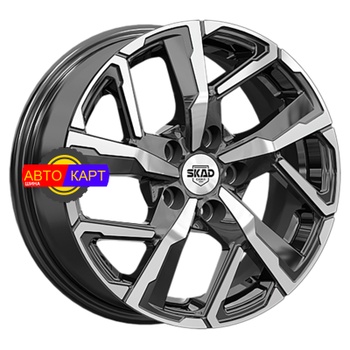 6x15/5x100 ET45 D54,1 Смолвуд (КЛ1200) Алмаз