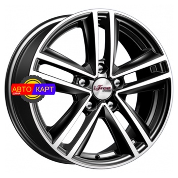 6,5x16/5x100 ET40 D67,1 Катар (КС885) Блэк Джек