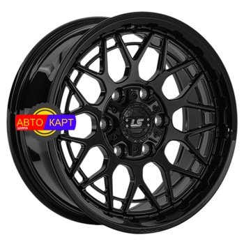 8x17/6x139,7 ET20 D106,1 LS FG52 BK (конус, Колпак+лого)