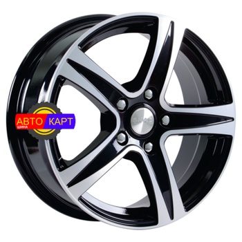 6,5x15/5x100 ET43 D54,1 Sakura (КЛ146) Алмаз