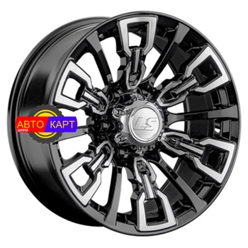 8x17/6x139,7 ET-15 D106,1 1363 BKF (конус, Колпак+лого)